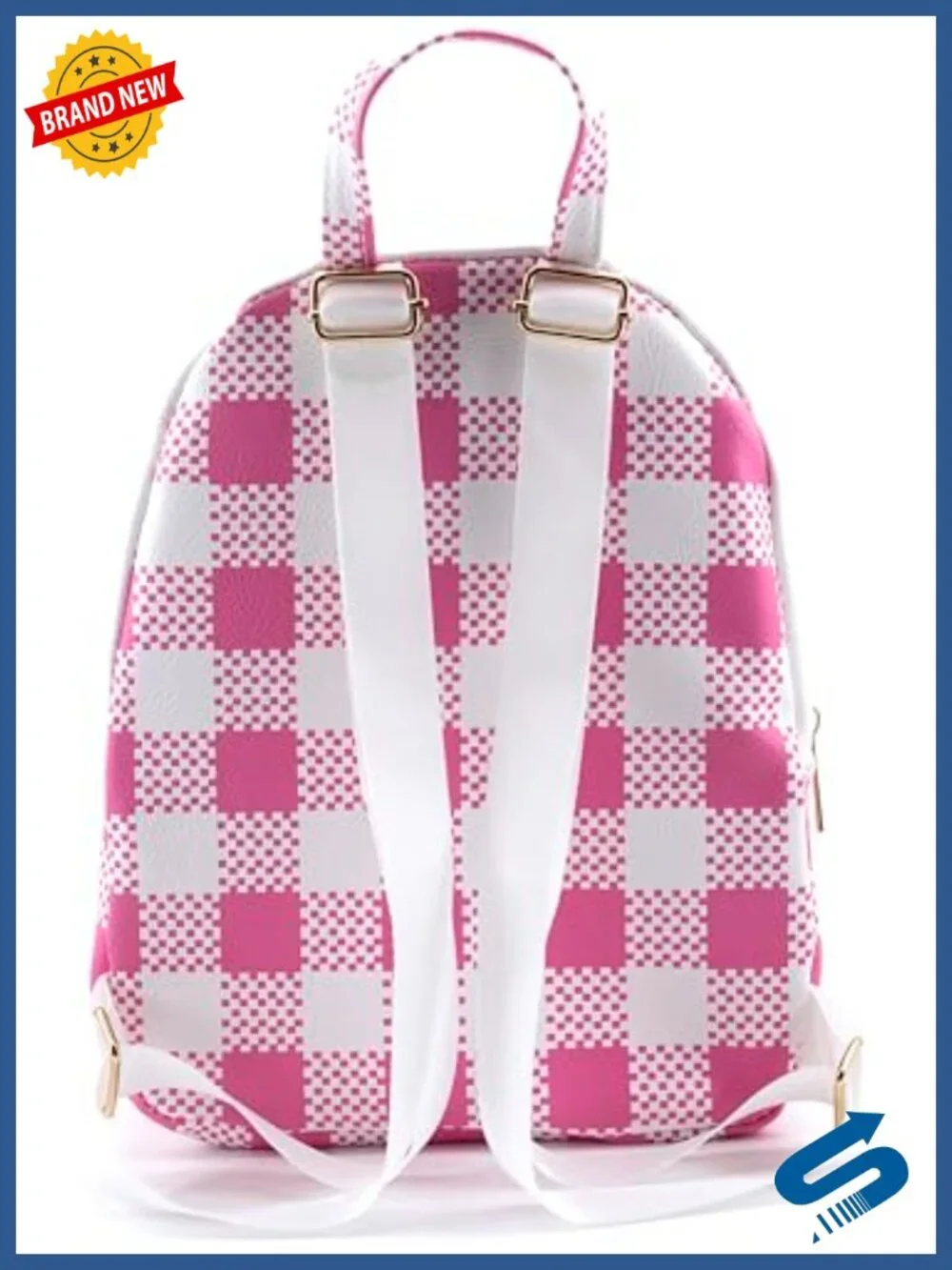 Officially Licensed Sanrio Hello Kitty Mini Backpack PU Leather 10 inch